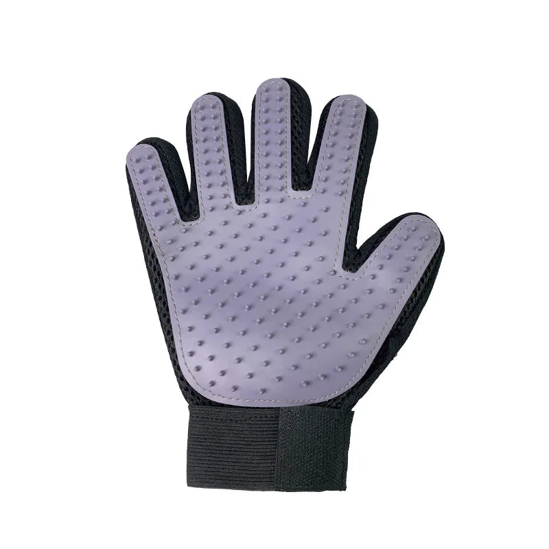 Effective Pet Hair Remover Gloves - Silicone Grooming & Bathing Brush for Cats and Dogs