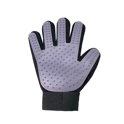 Effective Pet Hair Remover Gloves - Silicone Grooming & Bathing Brush for Cats and Dogs