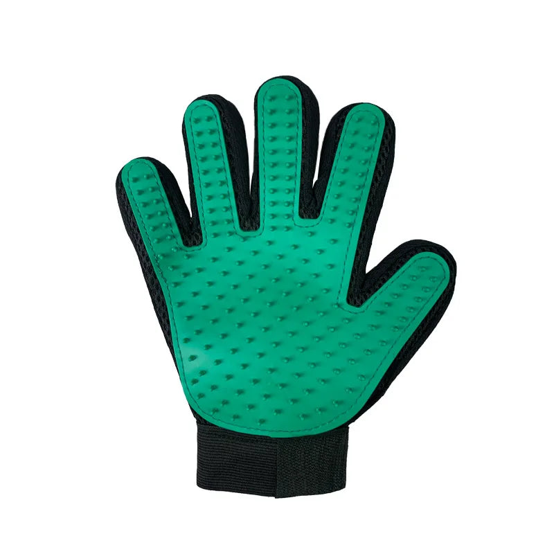 Effective Pet Hair Remover Gloves - Silicone Grooming & Bathing Brush for Cats and Dogs
