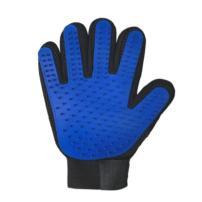 Effective Pet Hair Remover Gloves - Silicone Grooming & Bathing Brush for Cats and Dogs